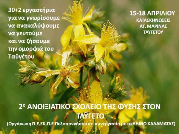 2ο Ανοιξιάτικο Σχολείο της Φύσης στον Ταΰγετο