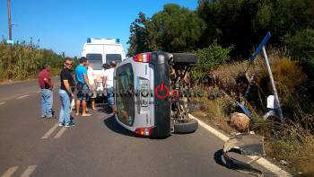 Τροχαίο στην Ε.Ο. Γαργαλιάνων - Φιλιατρών