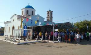 Πλήθος πιστών στον Αγρίλη