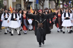 Φωτογραφίες από την αναπαράσταση της απελευθερώσης της Καλαμάτας