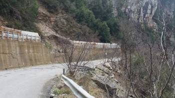 Μάκαρης και Φαββατάς στο δρόμο Αμφεια - Πολιανή