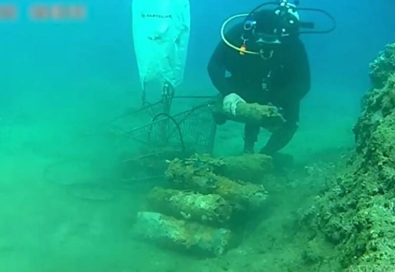 Εξουδετέρωση πυρομαχικών στον κόλπο Μονεμβασιάς (Βίντεο)