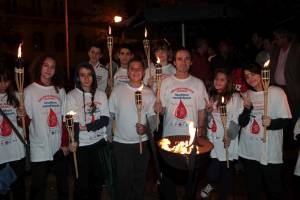 Στην Καλαμάτα ο τερματισμός πανελλήνιας λαμπαδηδρομίας εθελοντών αιμοδοτών