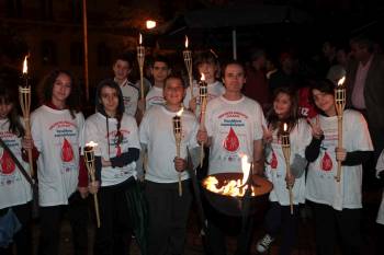 Στην Καλαμάτα ο τερματισμός πανελλήνιας λαμπαδηδρομίας εθελοντών αιμοδοτών