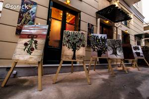 Εκθεση ζωγραφικής σε ξύλο