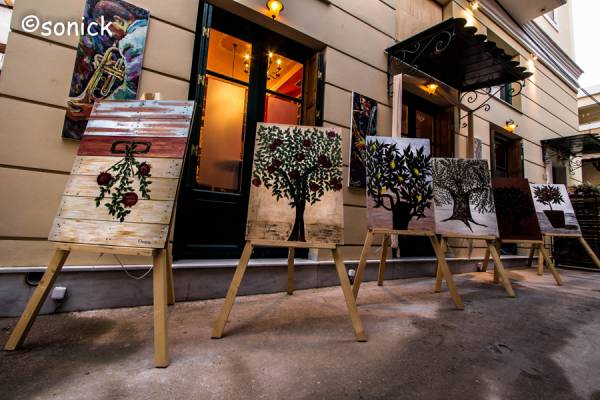 Εκθεση ζωγραφικής σε ξύλο