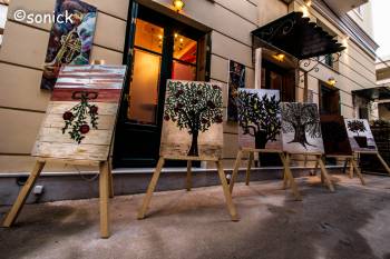 Εκθεση ζωγραφικής σε ξύλο