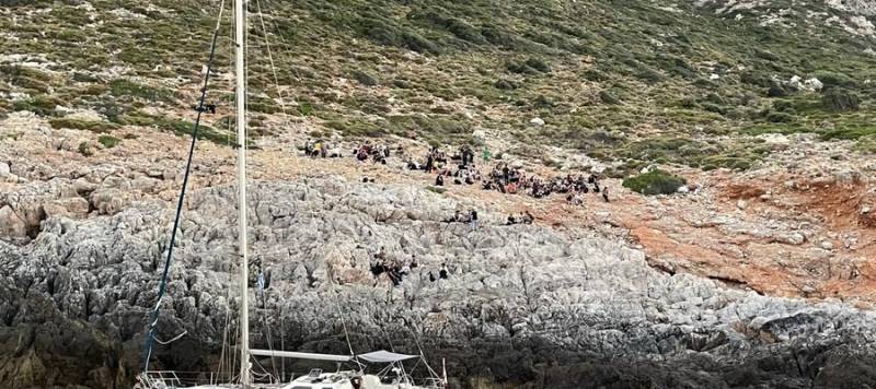 Λακωνία: 111 μετανάστες στη Νεάπολη μετά από διάσωση στον Καβομαλιά (βίντεο)