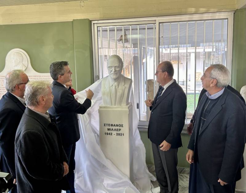 Αποκαλυπτήρια προτομής του αρχαιολόγου Στέφανου Μίλλερ