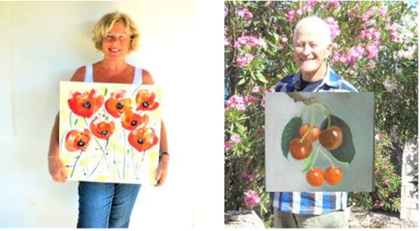 Εκθεση ζωγραφικής και κολάζ στο Μανιατάκειον