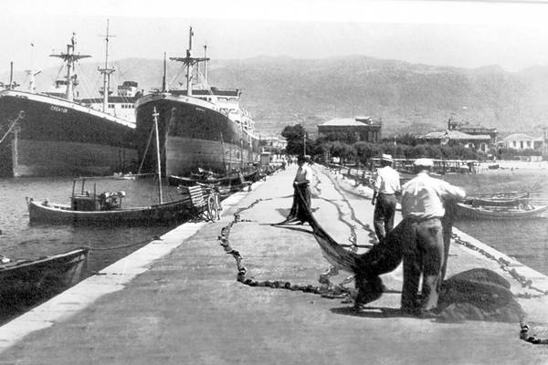 Το λιμάνι τη δεκαετία του 1950