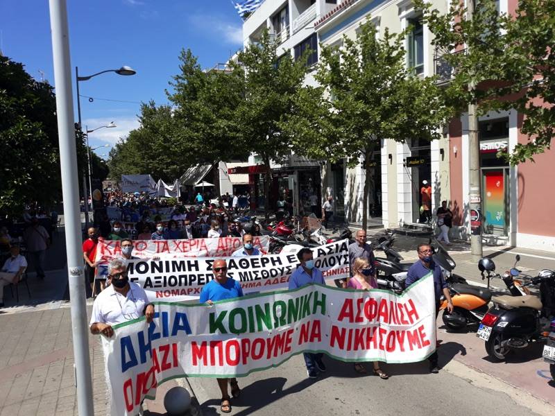 Απεργιακή κινητοποίηση της ΑΔΕΔΥ Μεσσηνίας