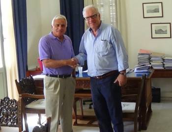 Ο Τάκης Αναστόπουλος στο Επιμελητήριο