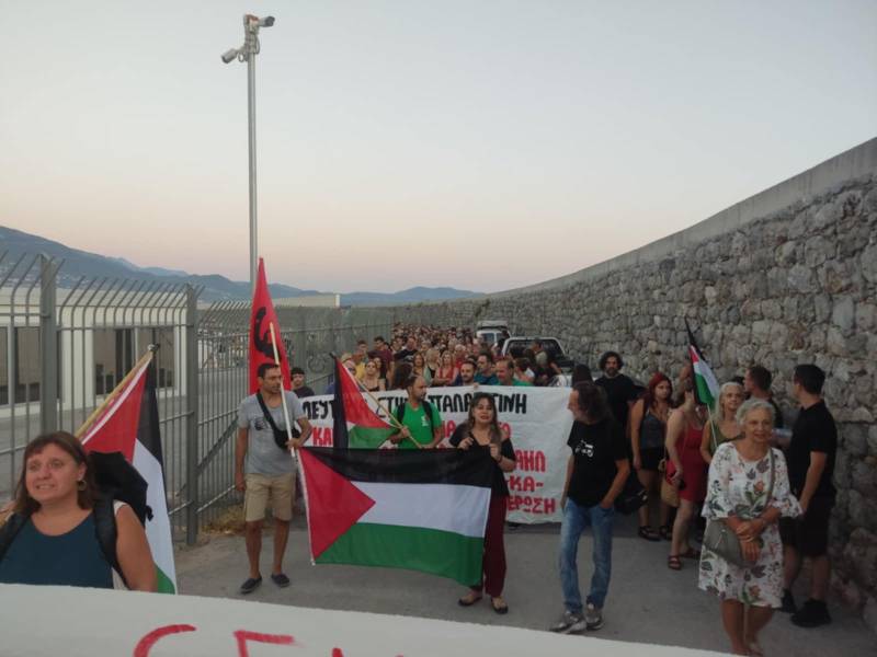 Μεγάλη διαδήλωση στην Καλαμάτα για την Παλαιστίνη