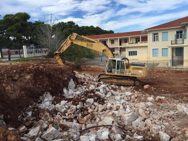 Εργασίες ανέγερσης βρεφονηπιακού στην Πύλο