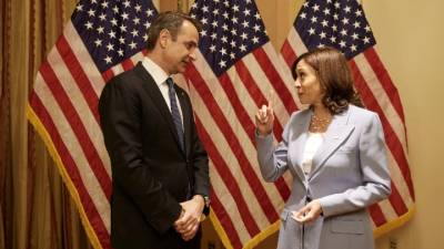 Συζήτηση Μητσοτάκη - Χάρις για Ανατολική Μεσόγειο και Μέση Ανατολή