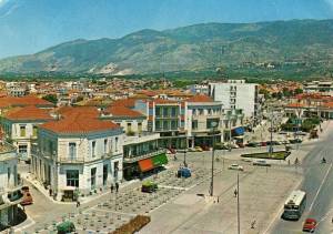 Η κεντρική πλατεία της Καλαμάτας τη δεκαετία του '60