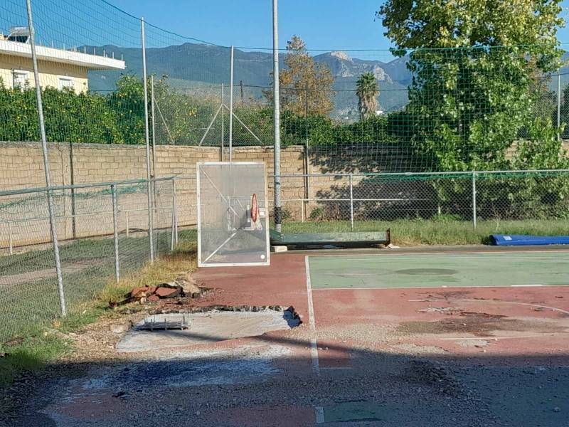 Παρατημένη μπασκέτα