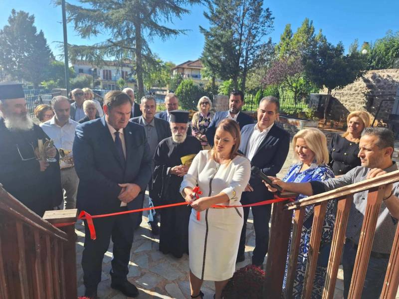 Εγκαινιάστηκε η νέα βιβλιοθήκη στο Αριοχώρι