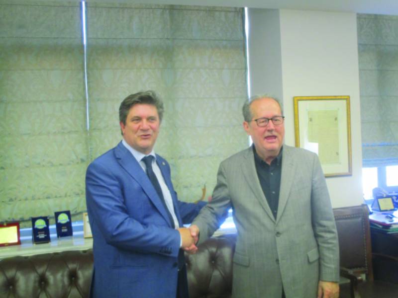 Στην Καλαμάτα ο υποψήφιος ευρωβουλευτής της Ν.Δ. Γ. Ξηραδάκης