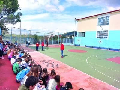 Ασκηση σεισμού στο Δημοτικό Σχολείο Λεΐκων