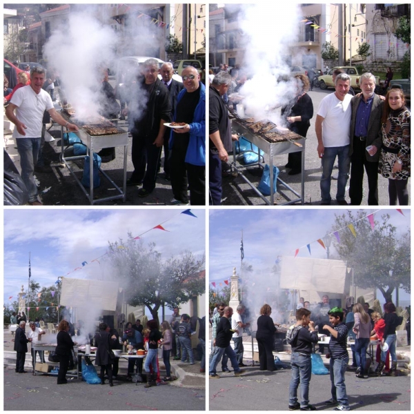 Τσίκνισαν χθες στην Ανω Πόλη Κυπαρισσίας