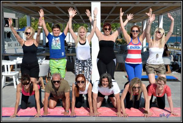 Acrodynamic Yoga στο "Horizon blu" (φωτογραφίες)
