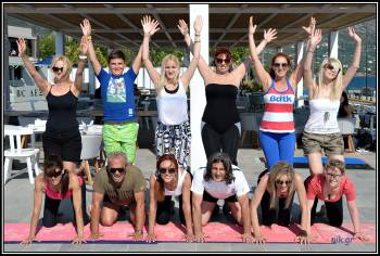 Acrodynamic Yoga στο "Horizon blu" (φωτογραφίες)