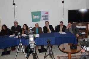 Με Χρυσόγελο παρουσιάστηκε σήμερα το ψηφοδέλτιο των "Πρασίνων - ΔΗΜΑΡ" στην Κορινθία