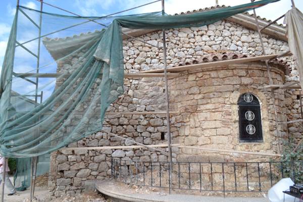 Εργασίες ανάδειξης του Ναού Γενεσίου της Θεοτόκου στους Γαργαλιάνους