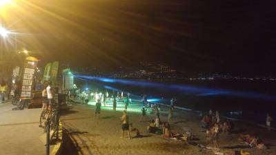 Ξεκίνησε η 4η Γαλάζια Νύχτα στην Καλαμάτα (βίντεο-φωτογραφίες)