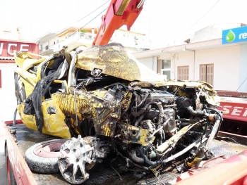 Δυο νέοι άνθρωποι νεκροί σε τροχαίο στο Ασπρόχωμα (φωτογραφίες)