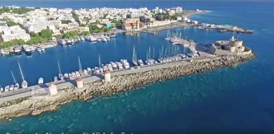 Η ανέγγιχτη από το χρόνο μεσαιωνική Πόλη της Ρόδου σε ένα μοναδικό βίντεο από ψηλά!