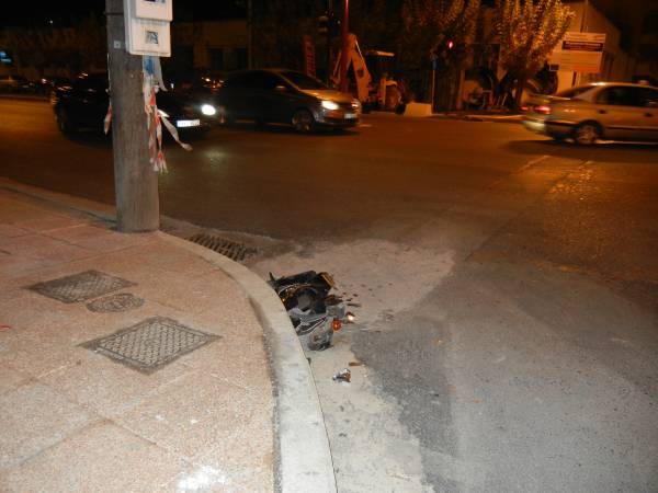 Τροχαίο στη διασταύρωση των οδών Κρήτης και Φαρών