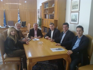 Συνάντηση Αλευρά με εκπροσώπους της Ενωσης Γονέων