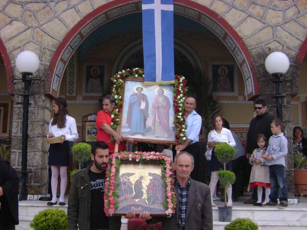 Τίμησαν τους Αγίους Τιμόθεο και Μαύρα στη Σπηλιά Τριφυλίας