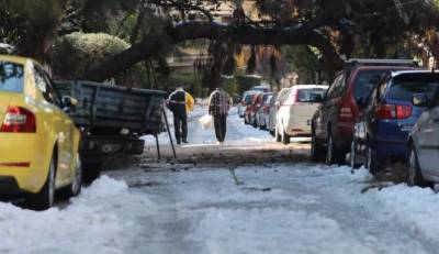 Μελίσσια: Γλίστρησε στον πάγο πηγαίνοντας στο φαρμακείο