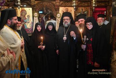 Κουρά δύο νέων μοναχών στη Μονή Δημιόβης (φωτογραφίες)