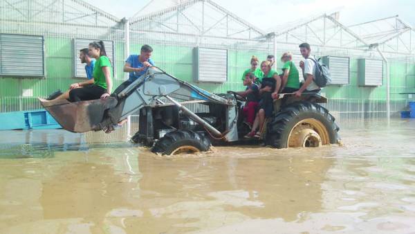 Μεγάλη ζημιά στη θερμοκηπιακή μονάδα (βίντεο-φωτογραφίες)