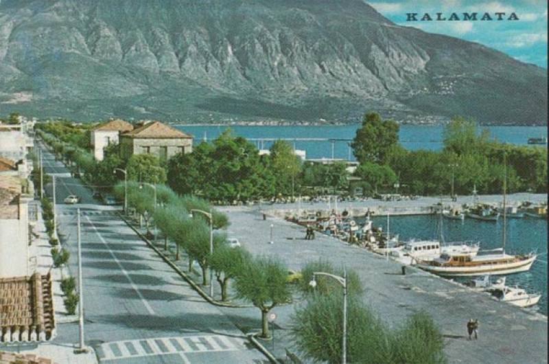 Το λιμάνι της Καλαμάτας αρχές δεκαετίας 1980