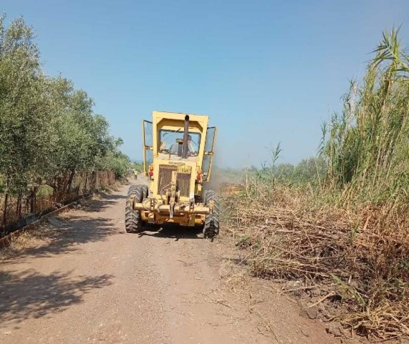 Παρεμβάσεις αγροτικής οδοποιίας στην Μικρομάνη