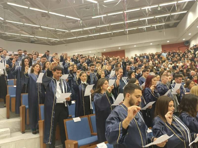 Πανεπιστήμιο Πελοποννήσου: Ορκίστηκαν 100 απόφοιτοι του Τμήματος Λογιστικής &amp; Χρηματοοικονομικής