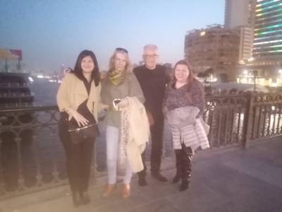 Ο Χαλιακόπουλος στα σχολεία της ελληνικής ομογένειας στην Αίγυπτο