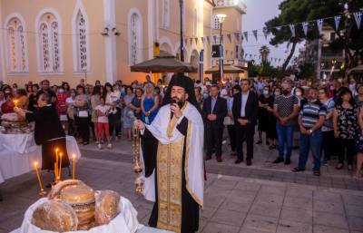 Ο Εσπερινός της Αναλήψεως στην Καλαμάτα