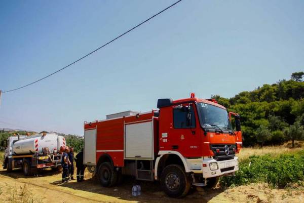 Πυρκαγιά στον Άγιο Κυπριανό της Ανατολικής Μάνης