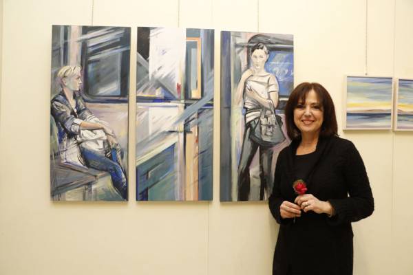 Εγκαινιάστηκε η έκθεση ζωγραφικής της Ευγ. Ντεκελέ