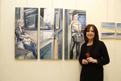 Εγκαινιάστηκε η έκθεση ζωγραφικής της Ευγ. Ντεκελέ