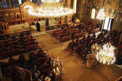 Ιερατική σύναξη στη Μητρόπολη Μεσσηνίας