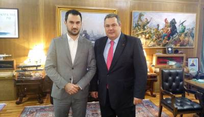 Συνάντηση Χαρίτση με Καμμένο για την 120 ΠΕΑ στην Καλαμάτα