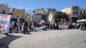 Η απεργιακή συγκέντρωση του ΠΑΜΕ στην Καλαμάτα